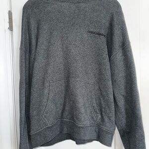 Men's Abercrombie Dark Heather Grey Hoodie